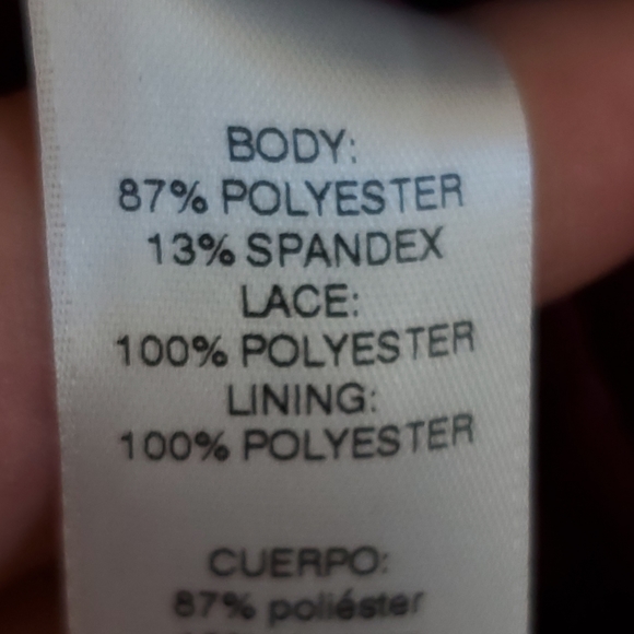 Chico's Red Maple Faux Suede and Lace Jacket - Picture 15 of 16